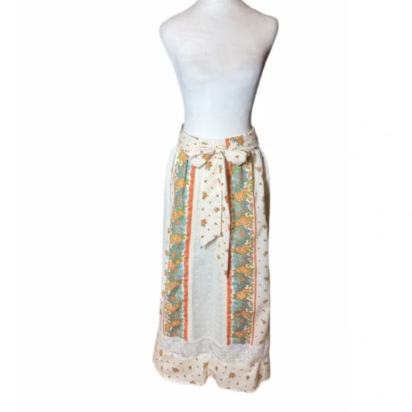 EUC Vintage Tumbleweeds Maxi Prairie Patchwork Skirt Size Small - Picture 2 of 12